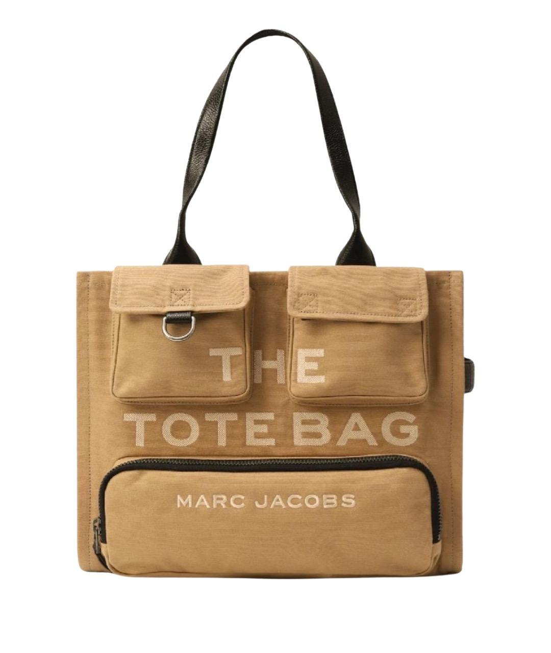 MARC JACOBS Бежевая хлопковая сумка тоут, фото 1
