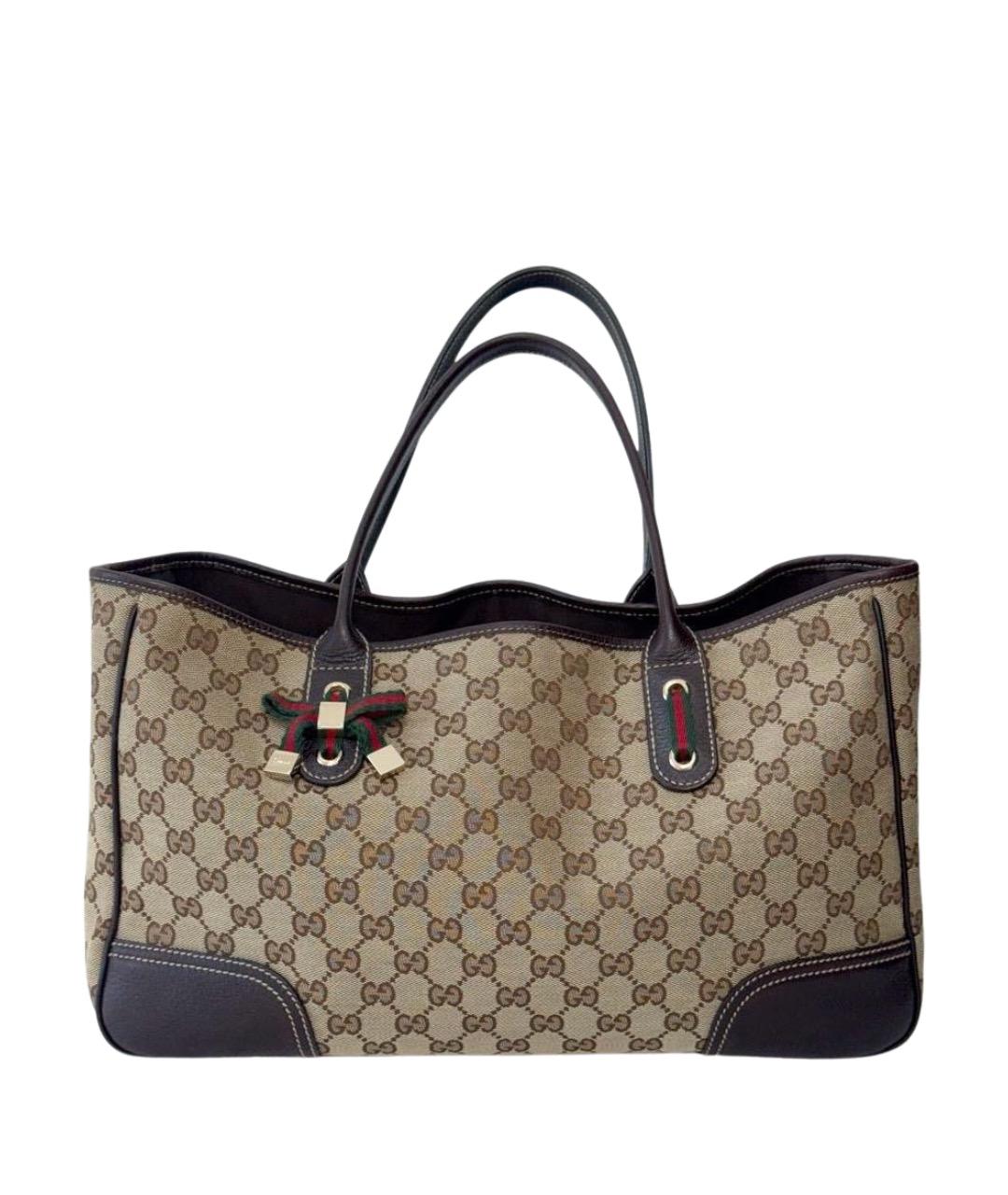 GUCCI Бежевая сумка тоут, фото 1