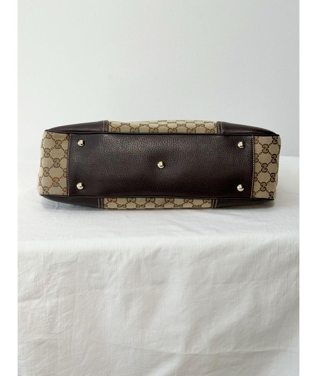 GUCCI Бежевая сумка тоут, фото 4