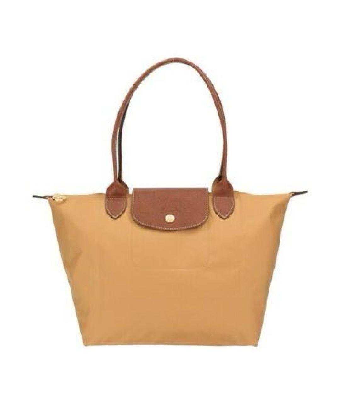 LONGCHAMP Бежевая сумка тоут, фото 4