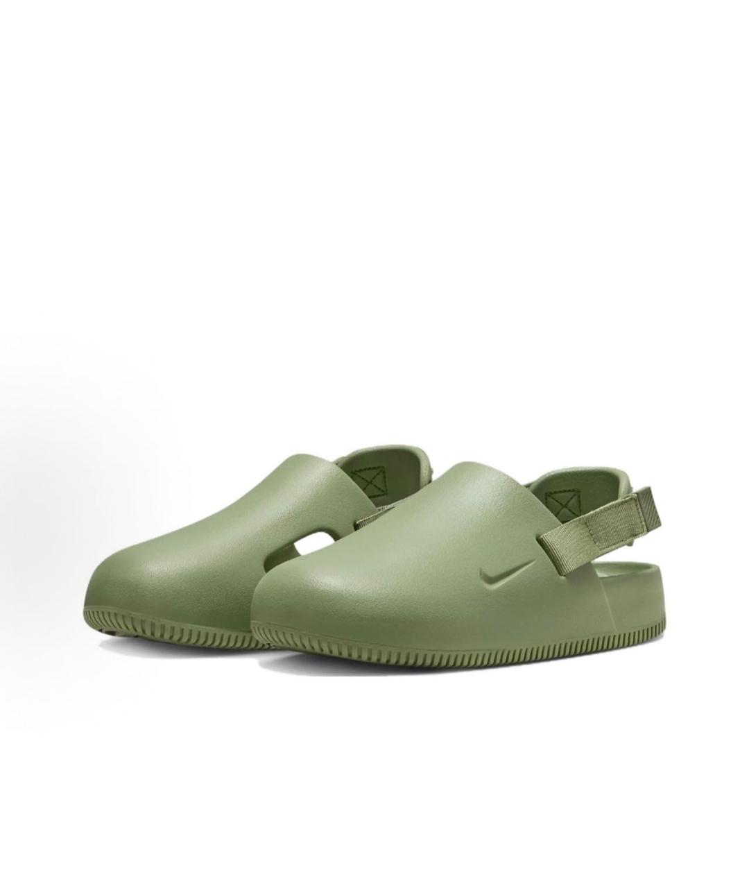 NIKE Хаки шлепанцы, фото 3