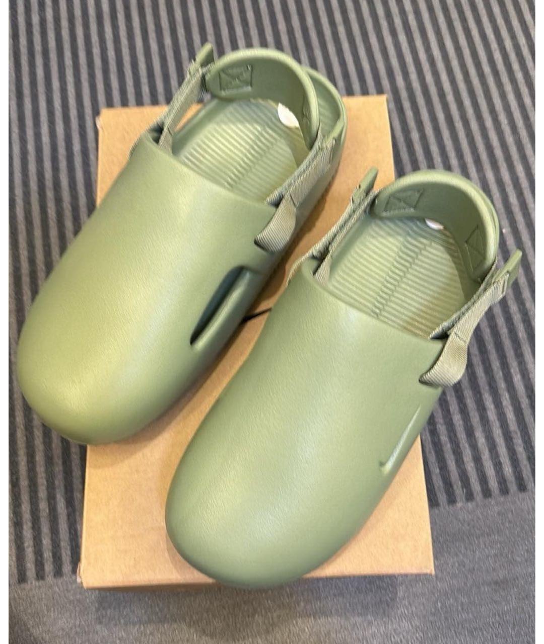NIKE Хаки шлепанцы, фото 7