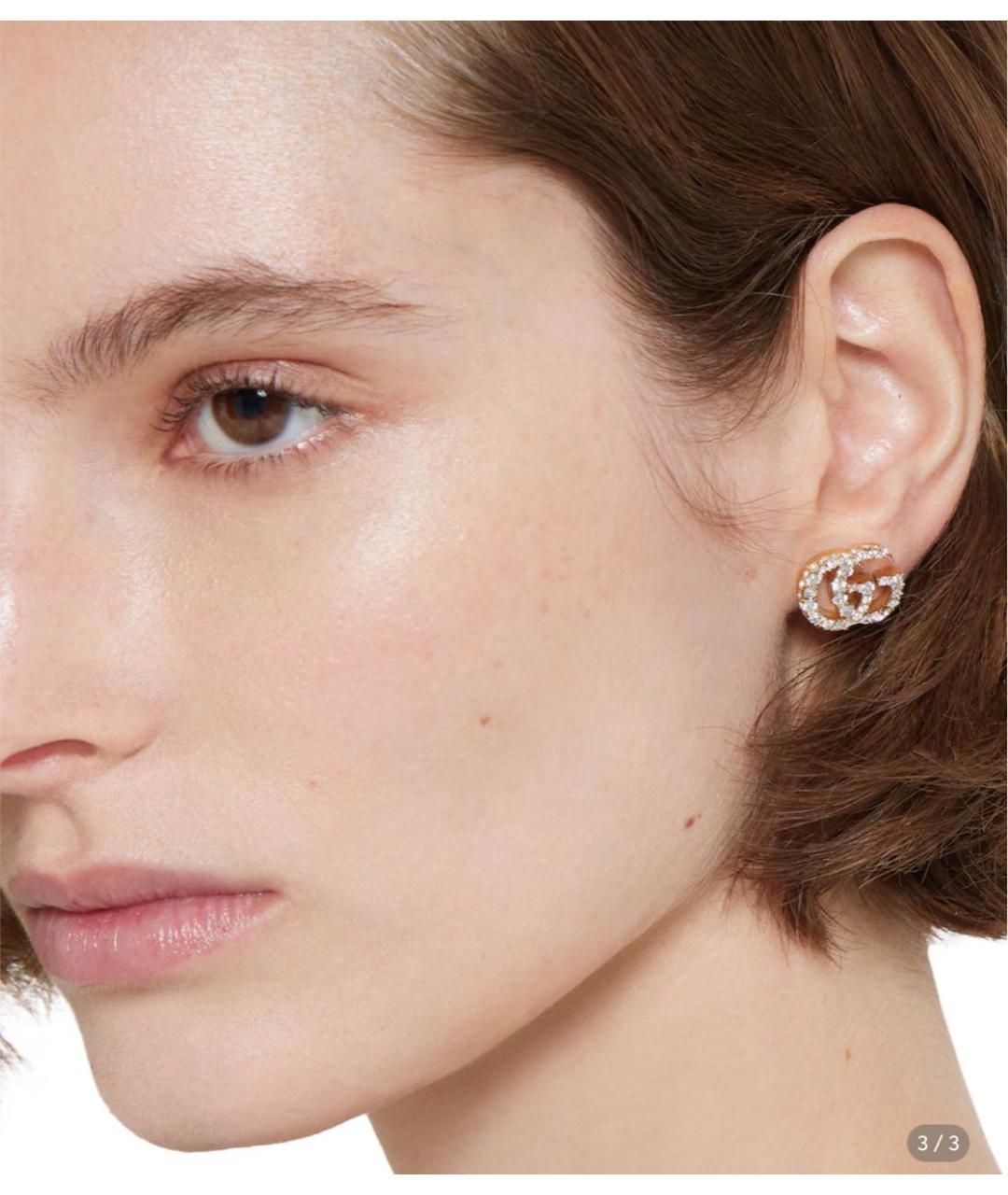 GUCCI Золотые серьги, фото 3