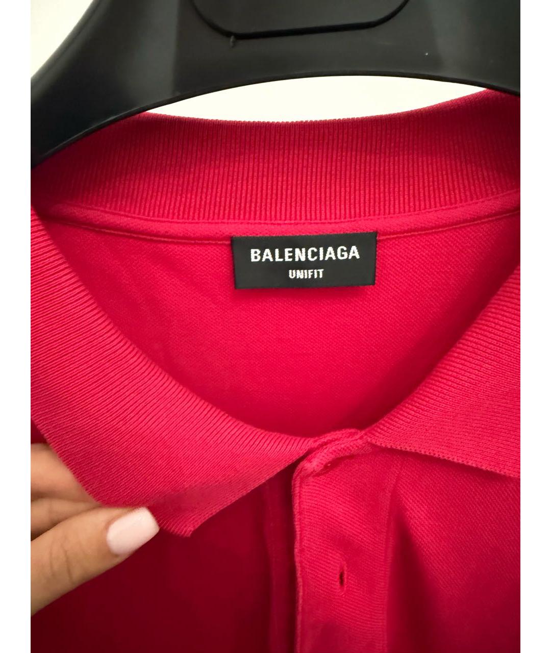 BALENCIAGA Мульти хлопковое поло с длинным рукавом, фото 3