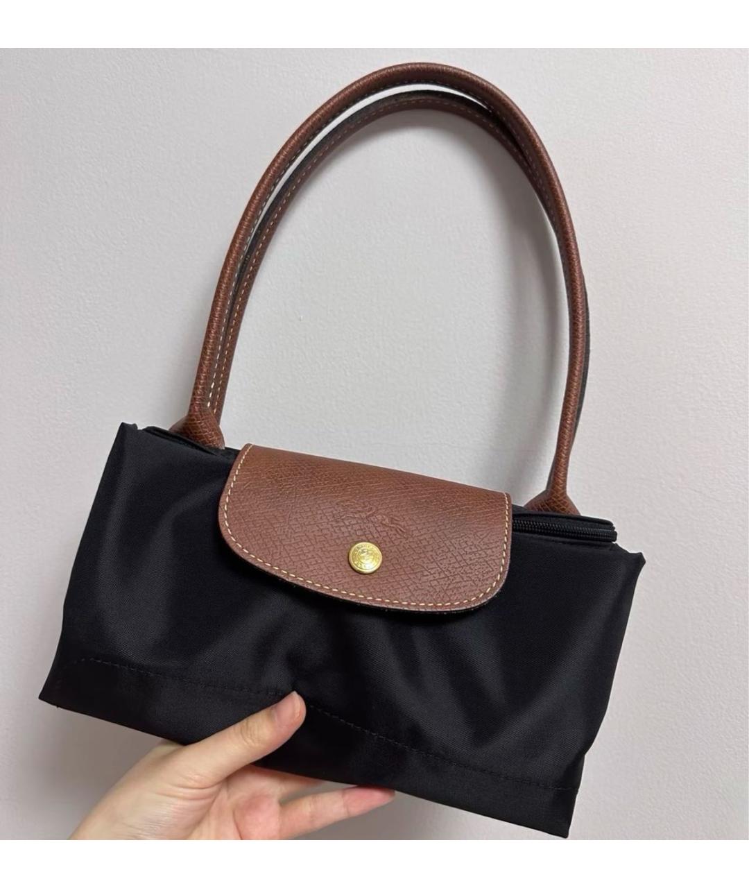 LONGCHAMP Черная сумка тоут, фото 5