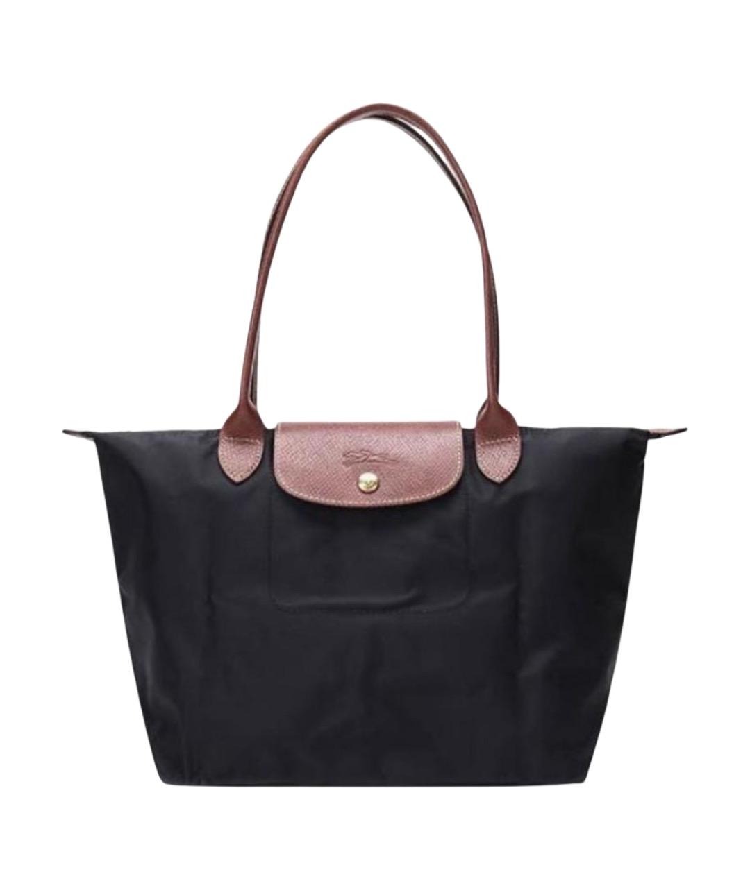 LONGCHAMP Черная сумка тоут, фото 1