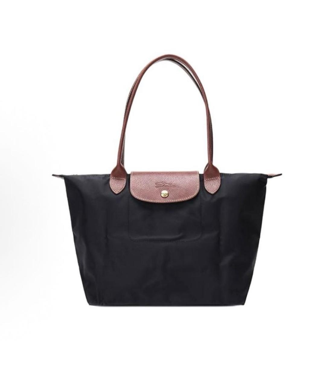LONGCHAMP Черная сумка тоут, фото 9