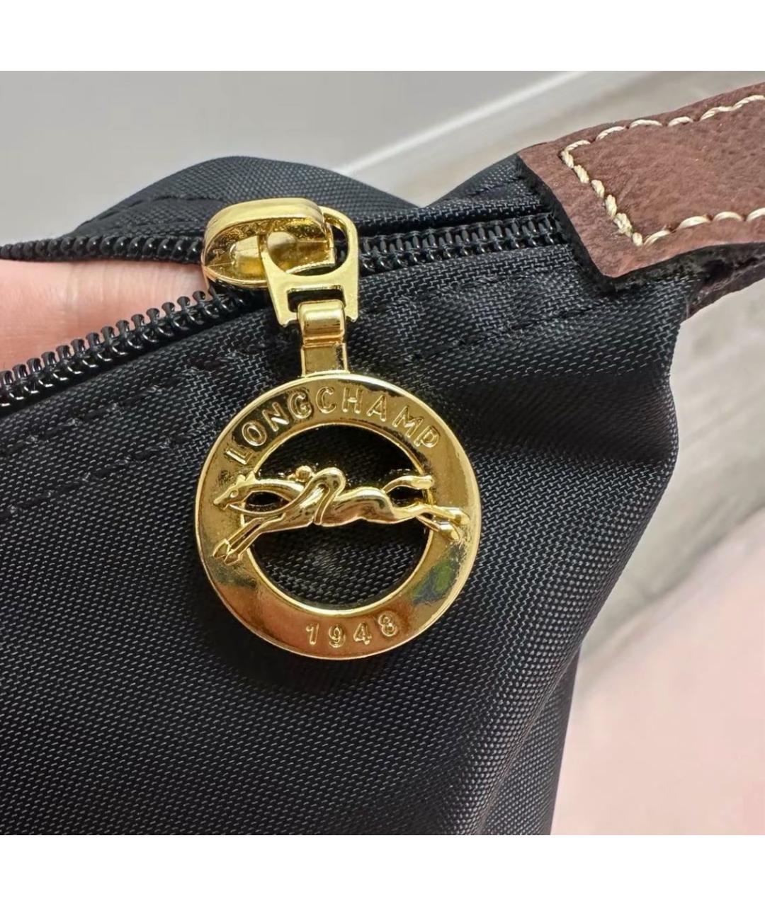 LONGCHAMP Черная сумка тоут, фото 8