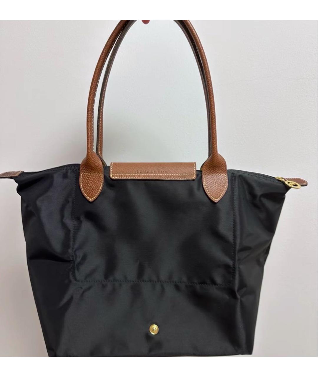LONGCHAMP Черная сумка тоут, фото 7