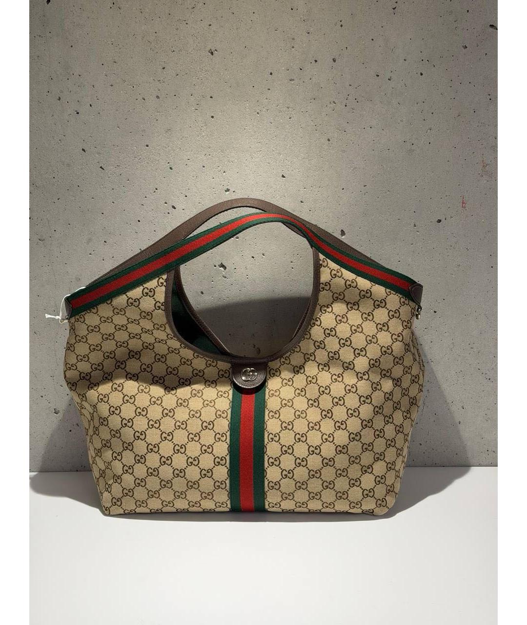 GUCCI Коричневая сумка с короткими ручками, фото 6