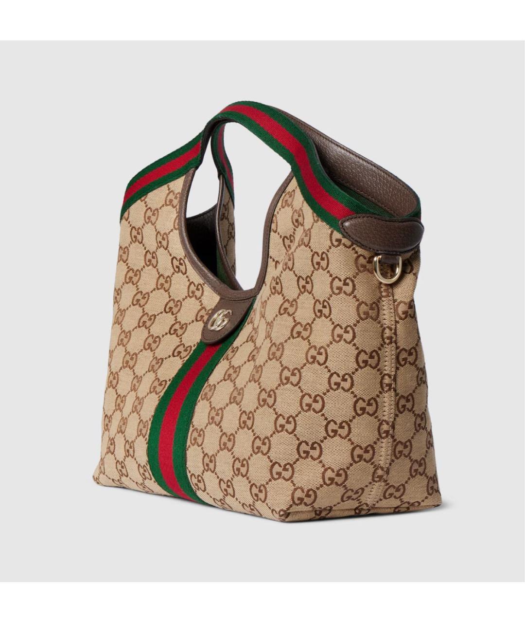 GUCCI Коричневая сумка с короткими ручками, фото 2