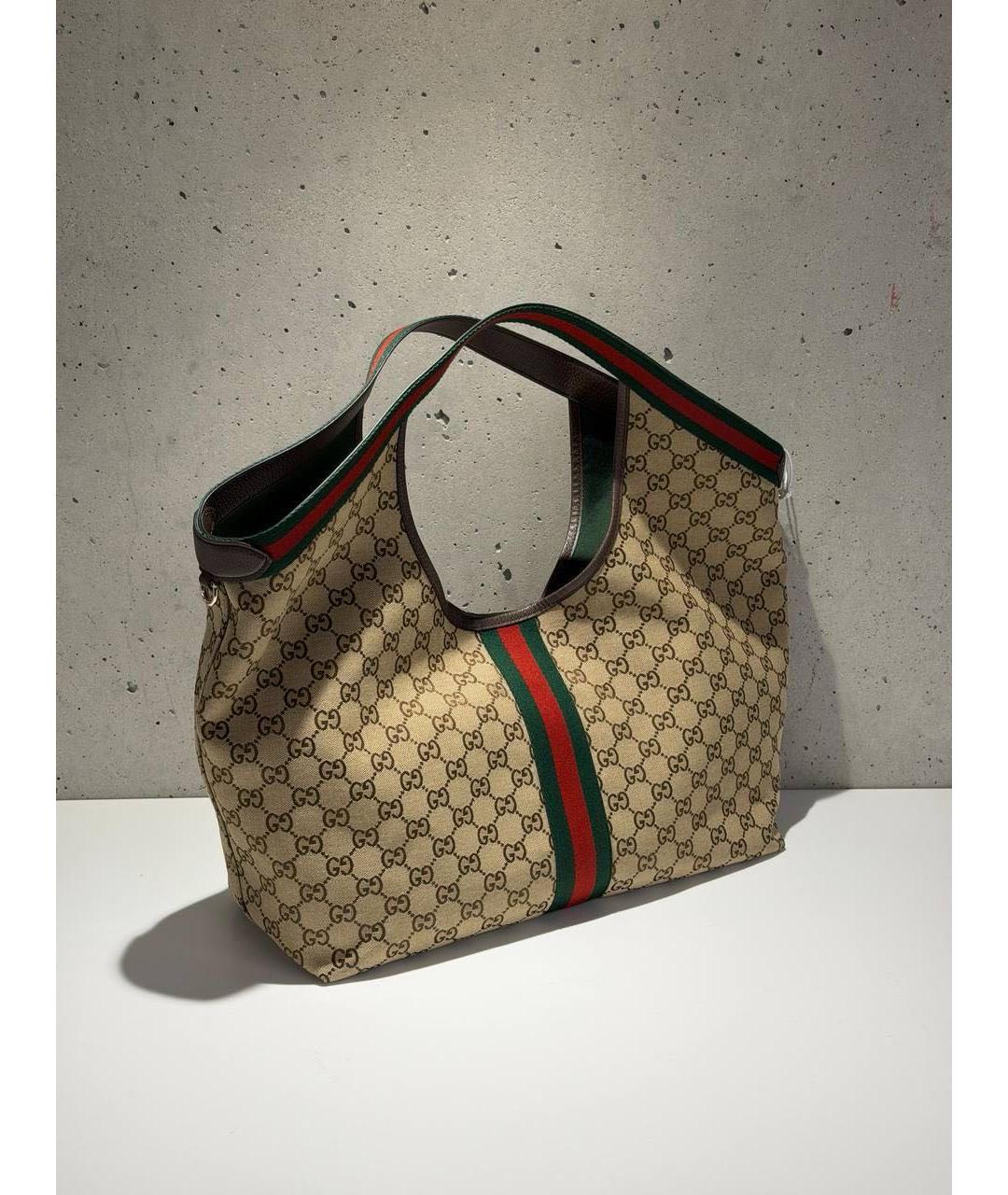 GUCCI Коричневая сумка с короткими ручками, фото 7
