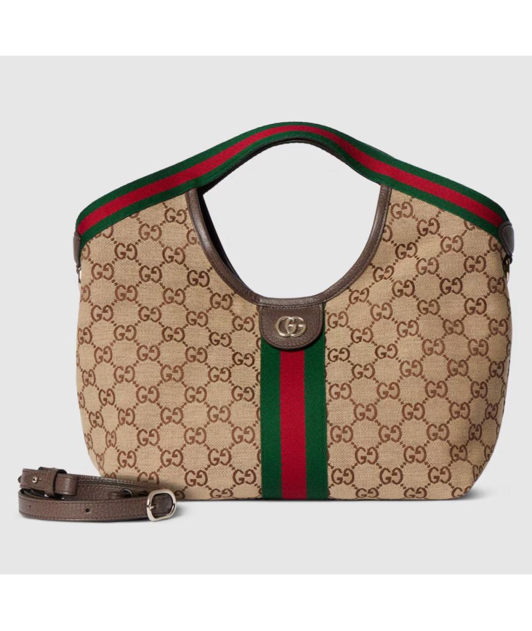 GUCCI Коричневая сумка с короткими ручками, фото 8
