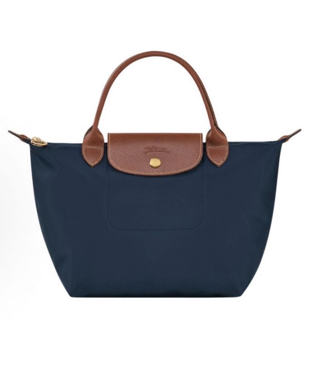 LONGCHAMP Темно-синяя сумка тоут, фото 9