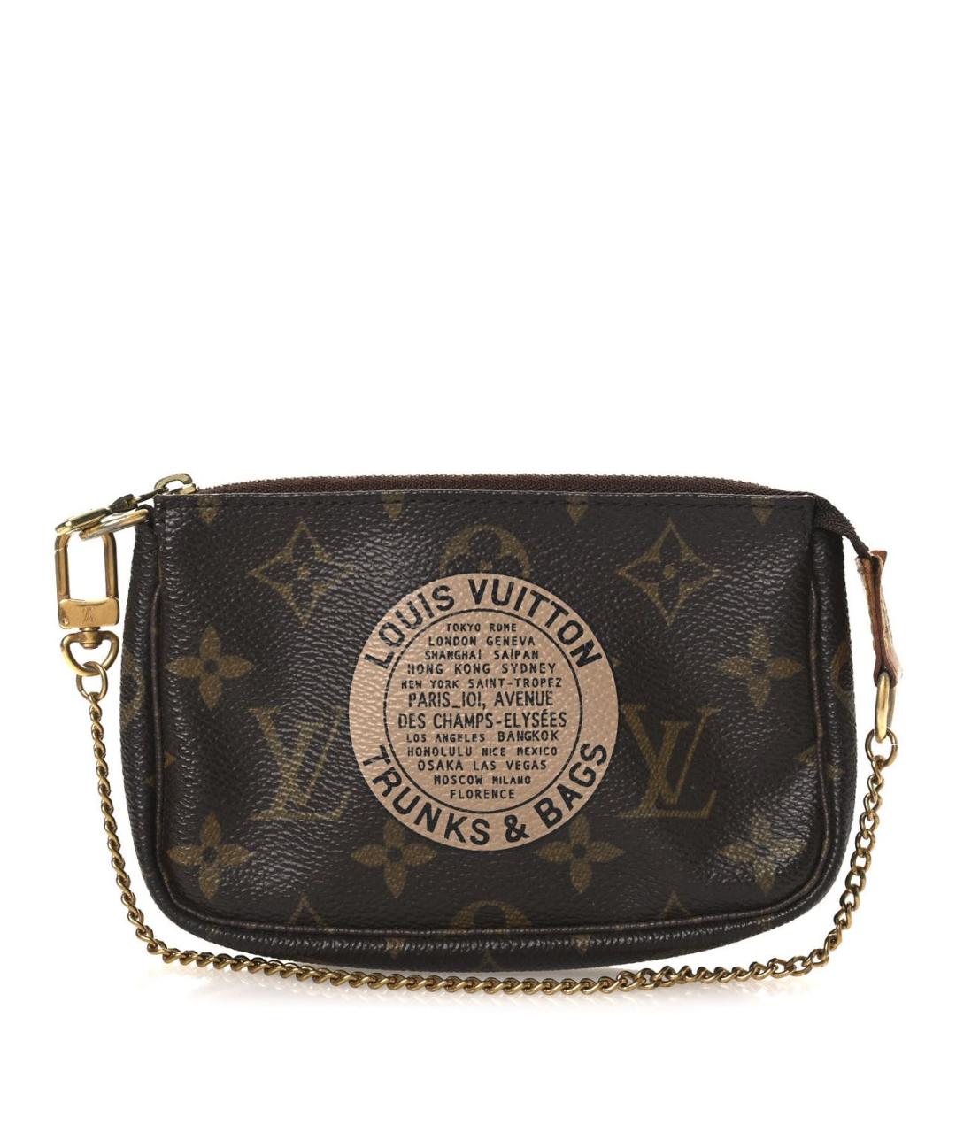 LOUIS VUITTON Коричневая сумка с короткими ручками, фото 9