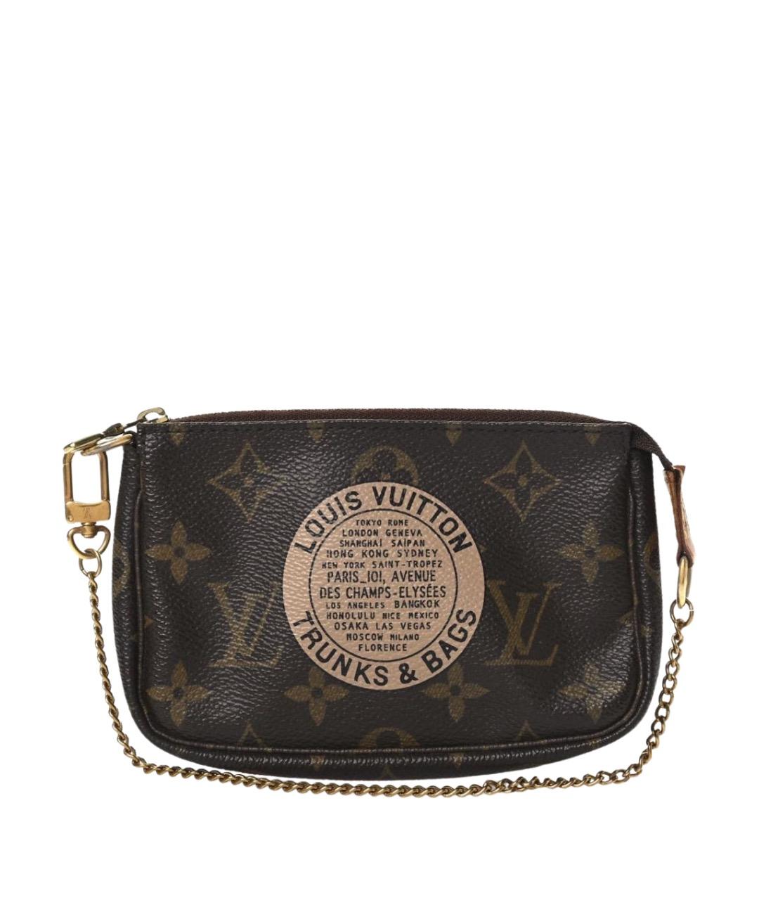LOUIS VUITTON Коричневая сумка с короткими ручками, фото 1
