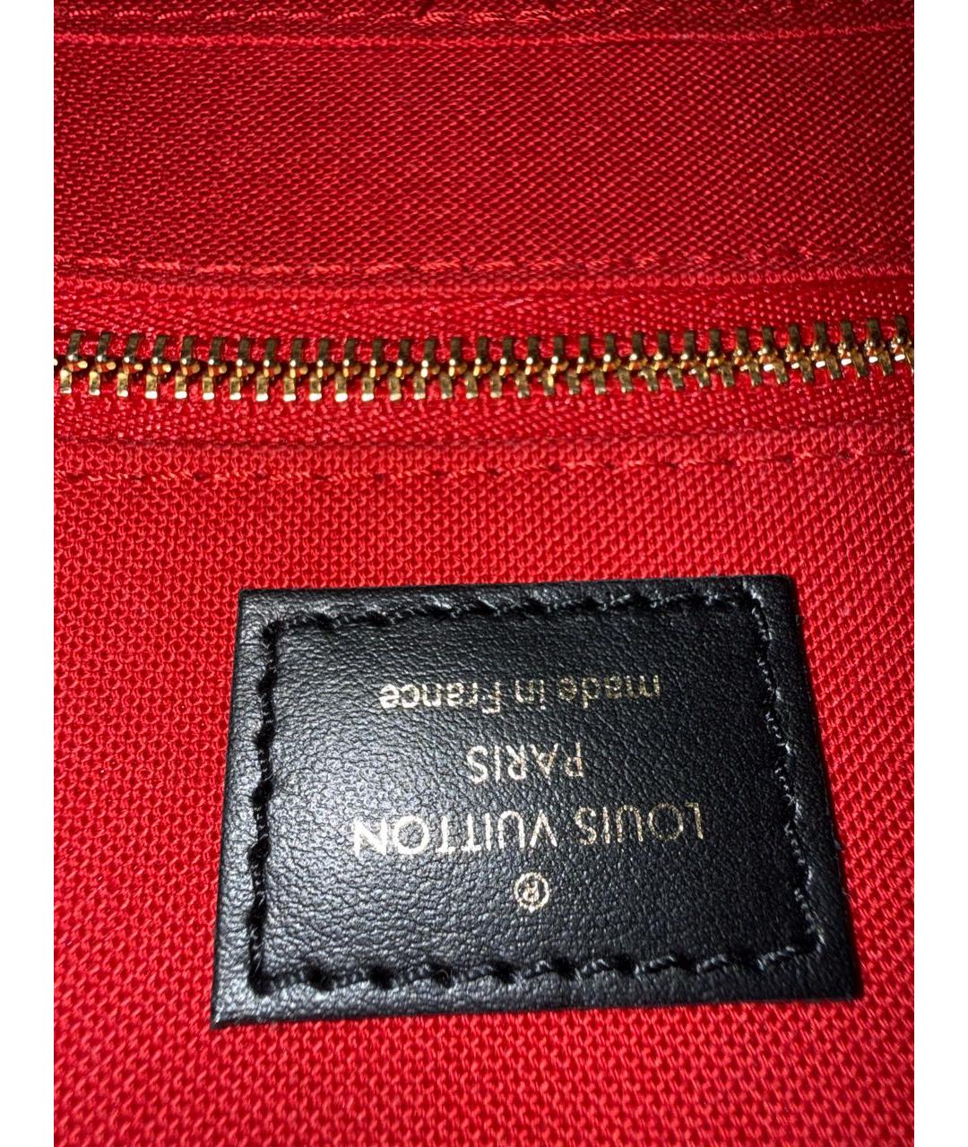 LOUIS VUITTON Коричневая кожаная сумка с короткими ручками, фото 5