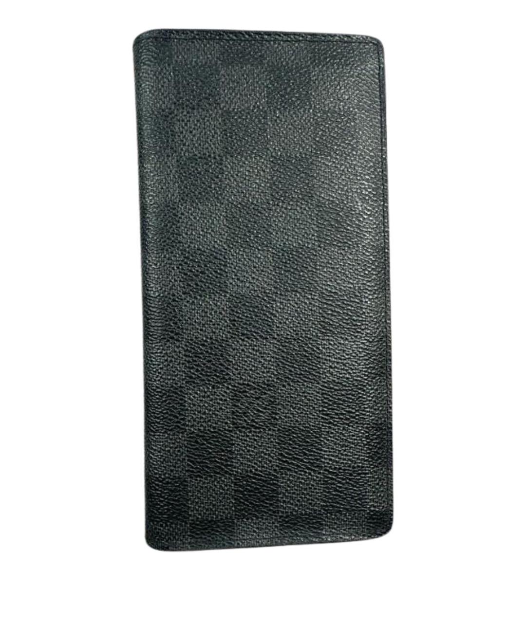 LOUIS VUITTON Антрацитовый кошелек, фото 1