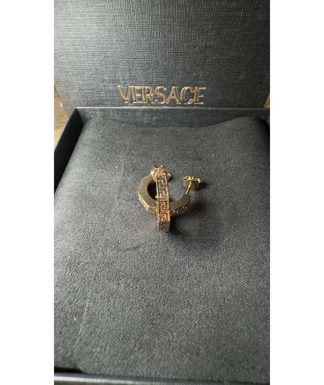 VERSACE Золотые серьги, фото 4