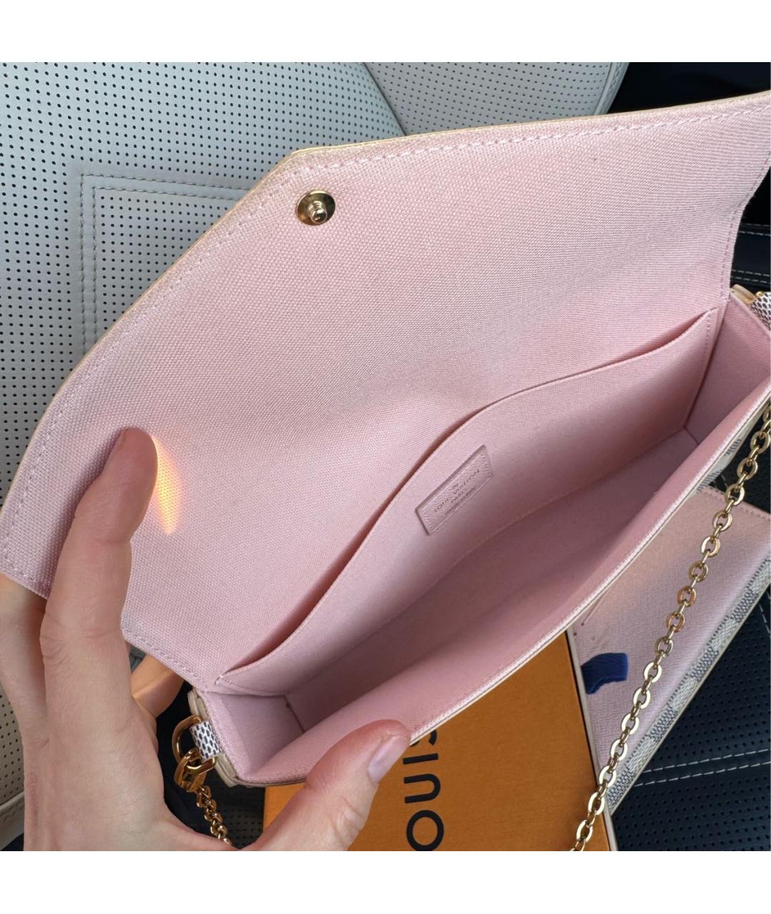LOUIS VUITTON Бежевая сумка через плечо, фото 4