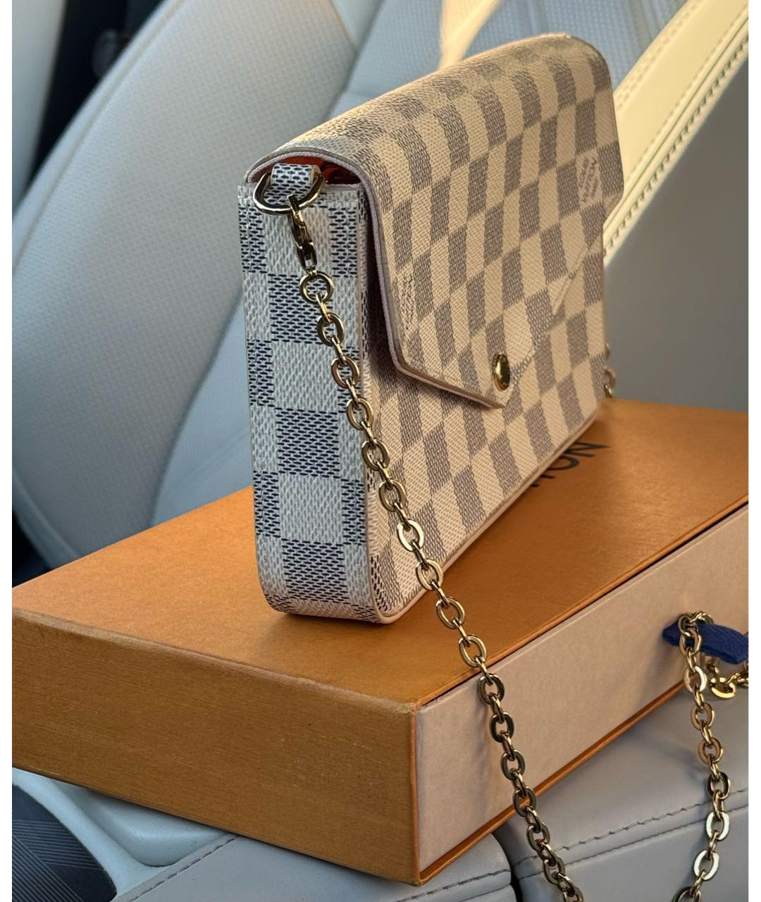 LOUIS VUITTON Бежевая сумка через плечо, фото 2