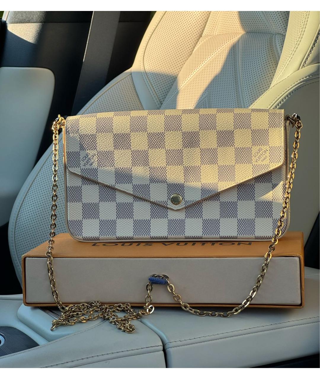 LOUIS VUITTON Бежевая сумка через плечо, фото 9