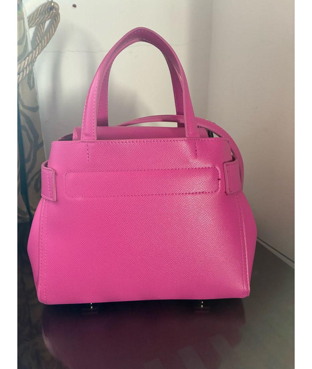 JUICY COUTURE Розовая сумка с короткими ручками из искусственной кожи, фото 2
