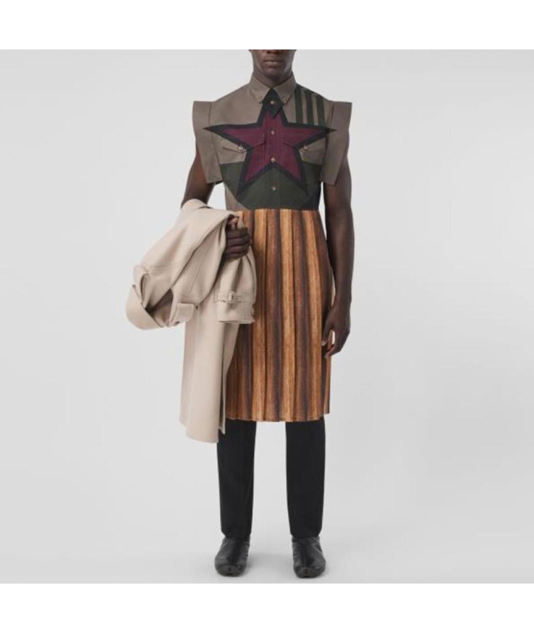 BURBERRY Коричневая кэжуал рубашка, фото 2