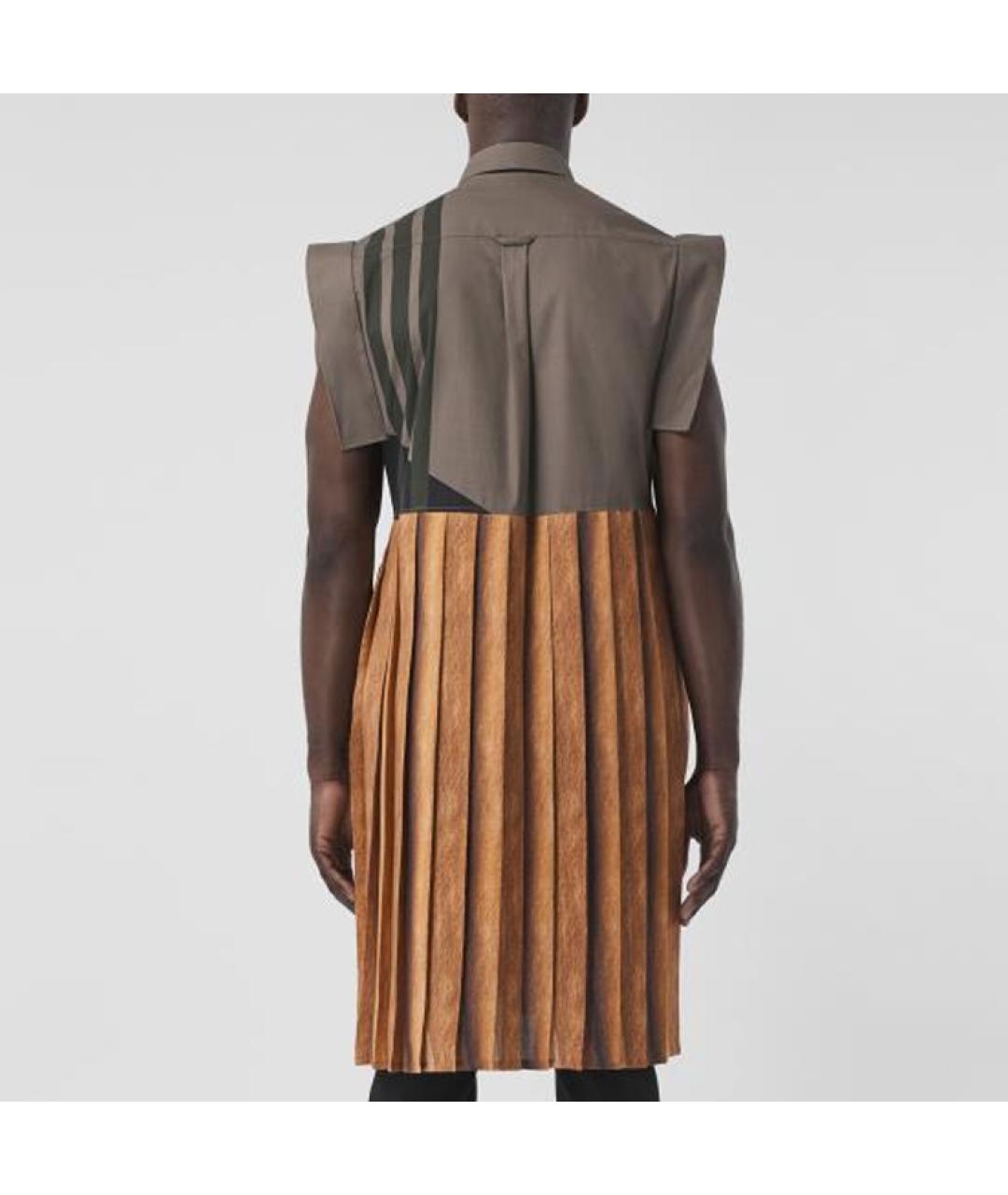 BURBERRY Коричневая кэжуал рубашка, фото 3