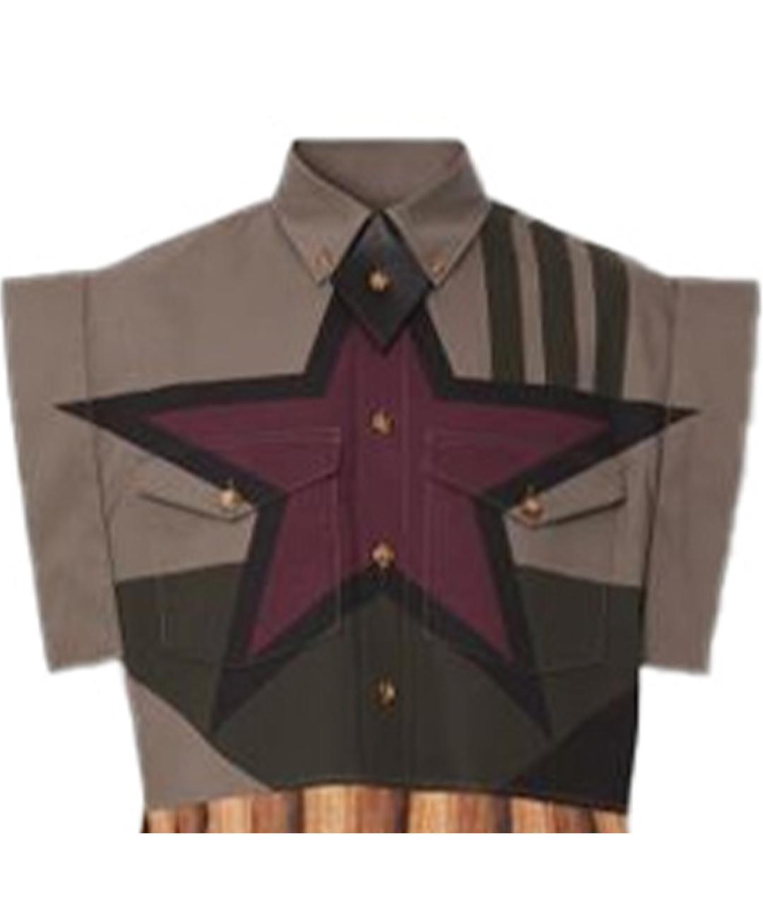 BURBERRY Коричневая кэжуал рубашка, фото 4