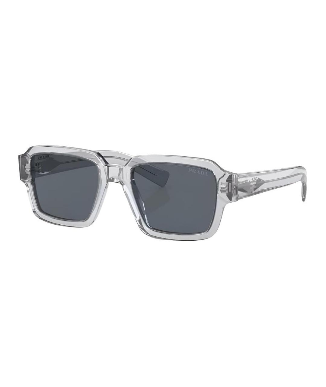PRADA Серые пластиковые солнцезащитные очки, фото 1