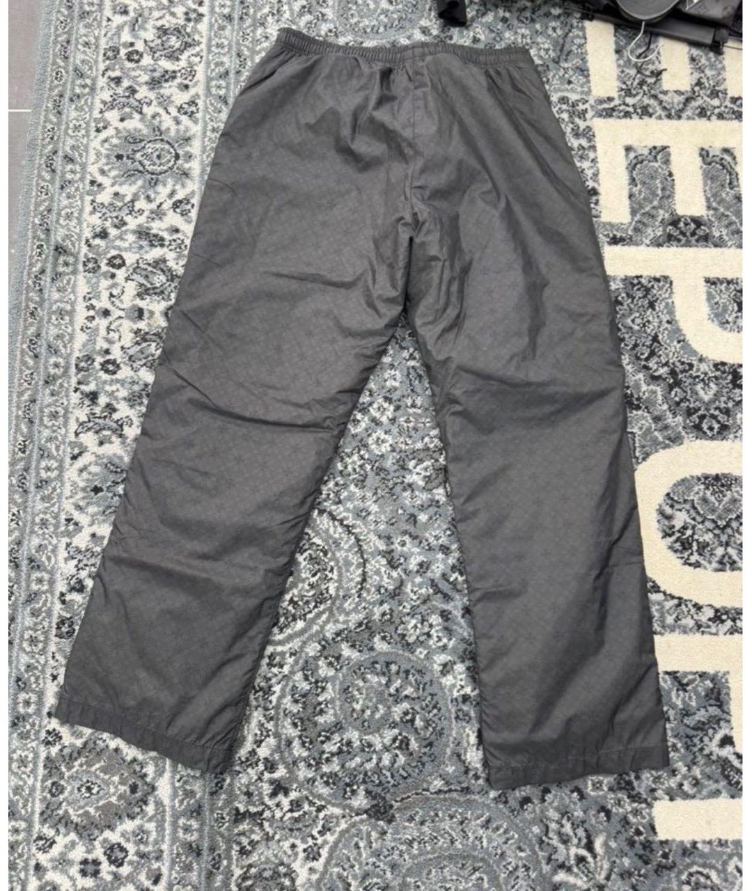 CHROME HEARTS Черные полиэстеровые повседневные брюки, фото 2