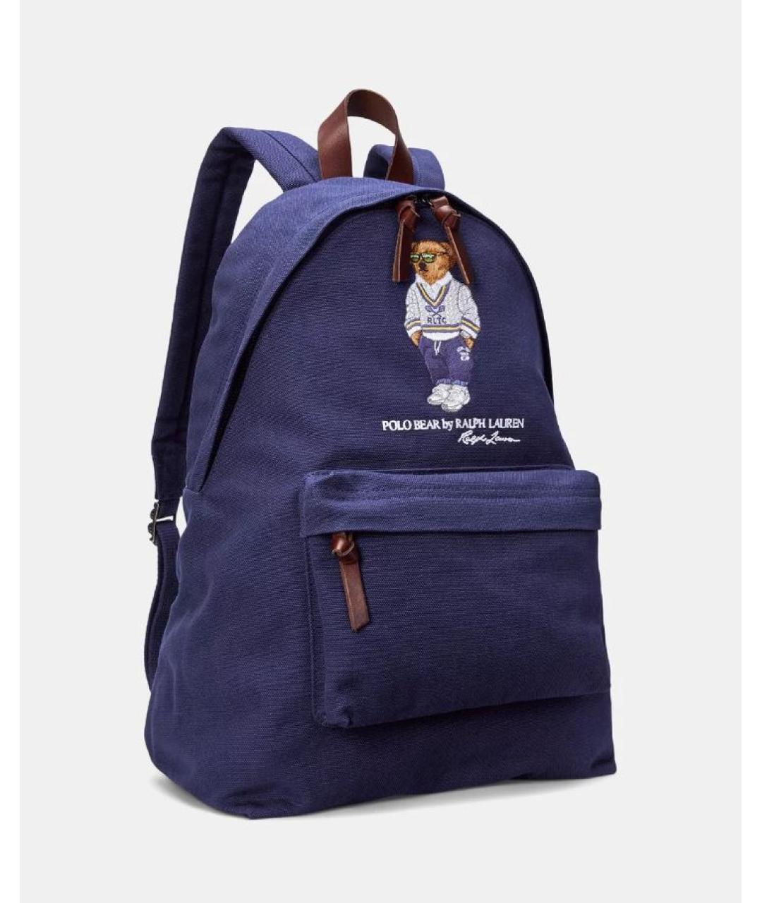 POLO RALPH LAUREN Темно-синий хлопковый рюкзак, фото 2
