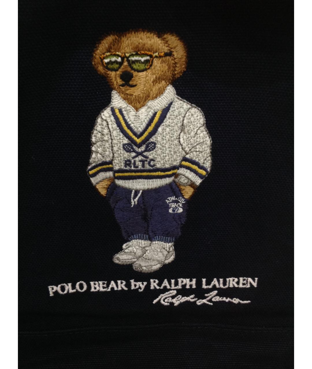 POLO RALPH LAUREN Темно-синий хлопковый рюкзак, фото 8
