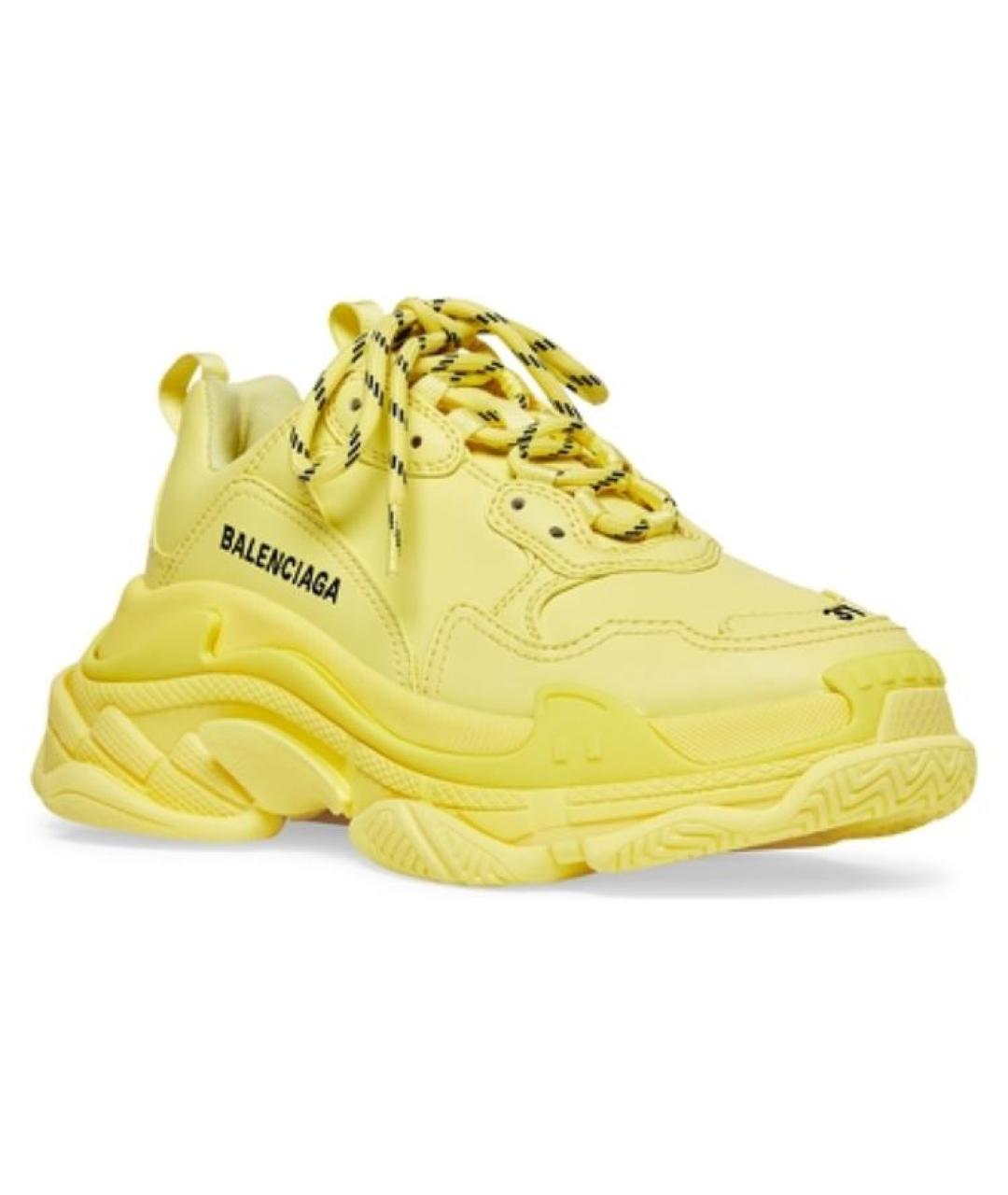 BALENCIAGA Желтые кроссовки, фото 3