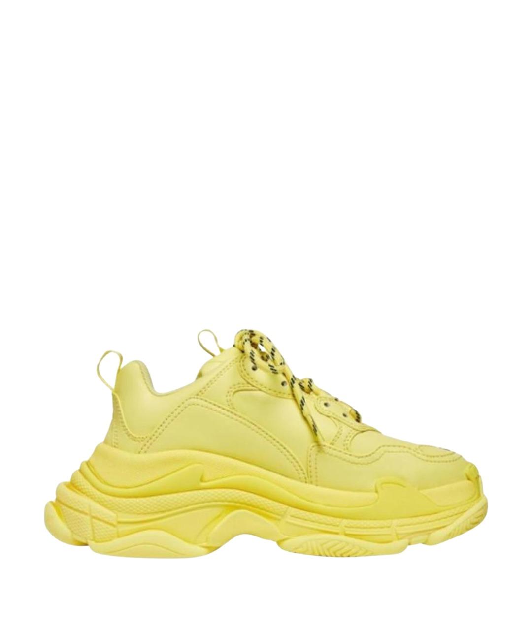 BALENCIAGA Желтые кроссовки, фото 1