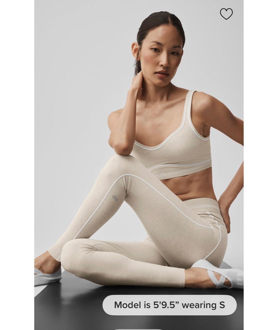 ALO YOGA Бежевый полиэстеровый спортивные костюмы, фото 6