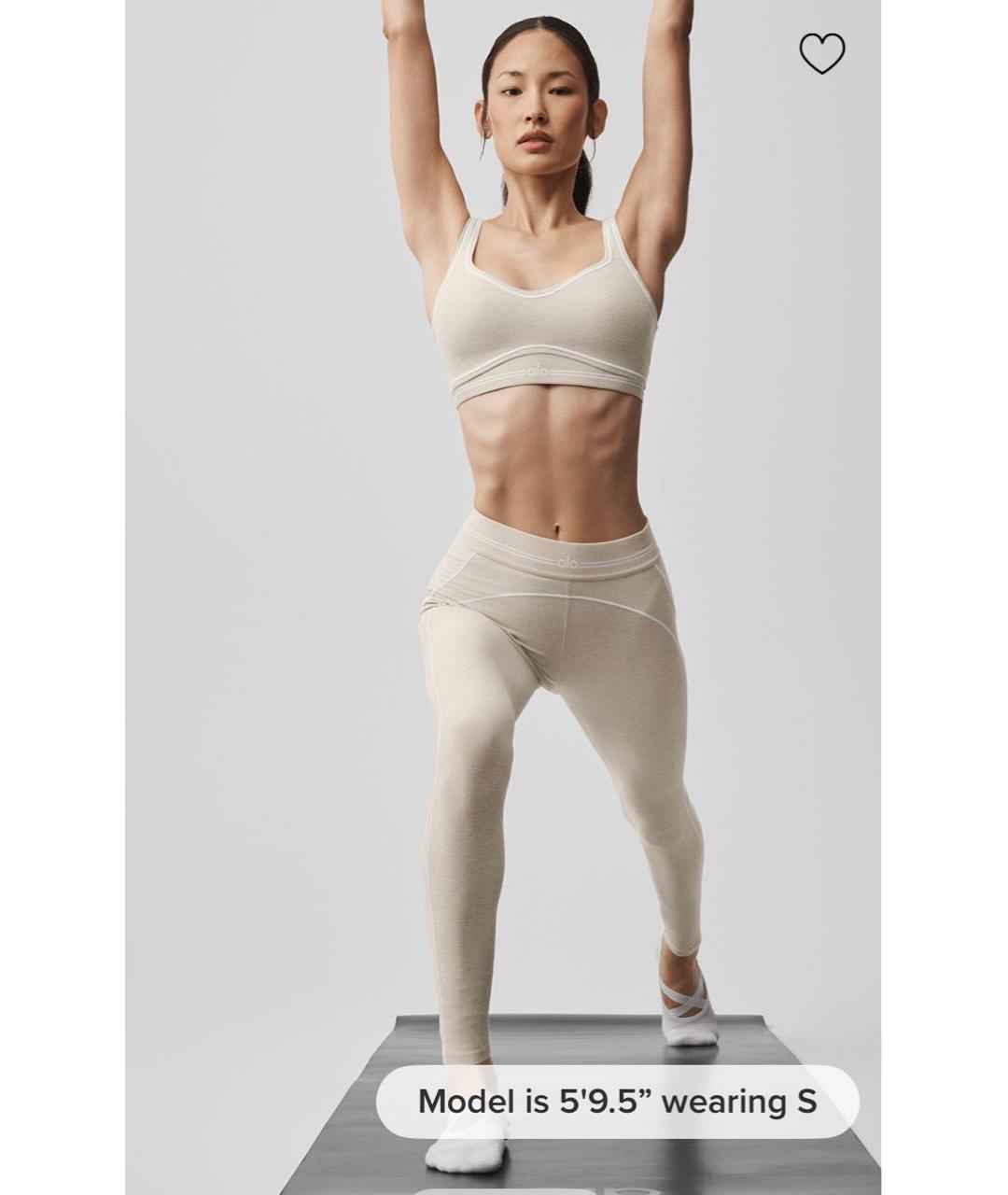 ALO YOGA Бежевый полиэстеровый спортивные костюмы, фото 8