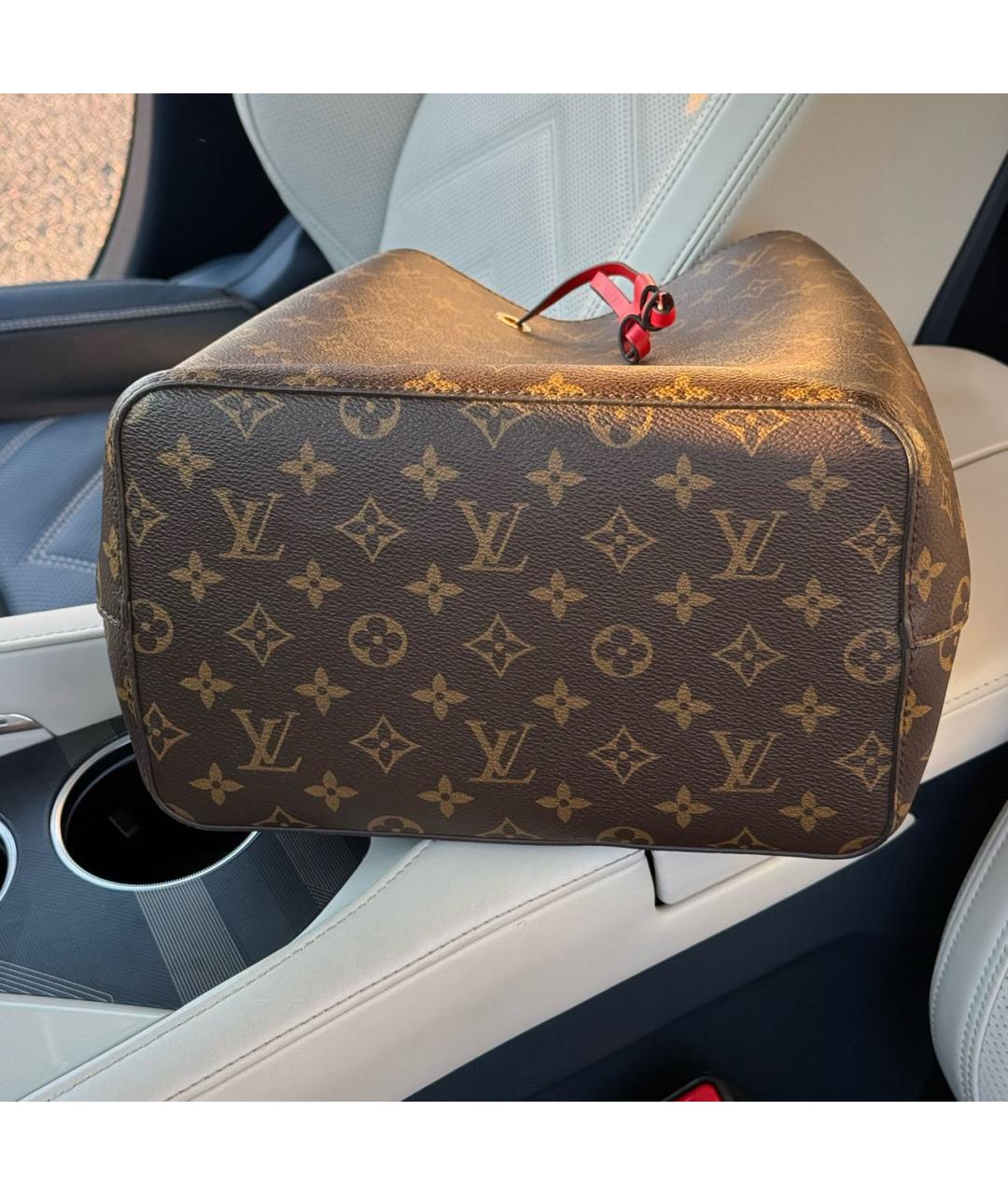 LOUIS VUITTON Коричневая сумка тоут, фото 8