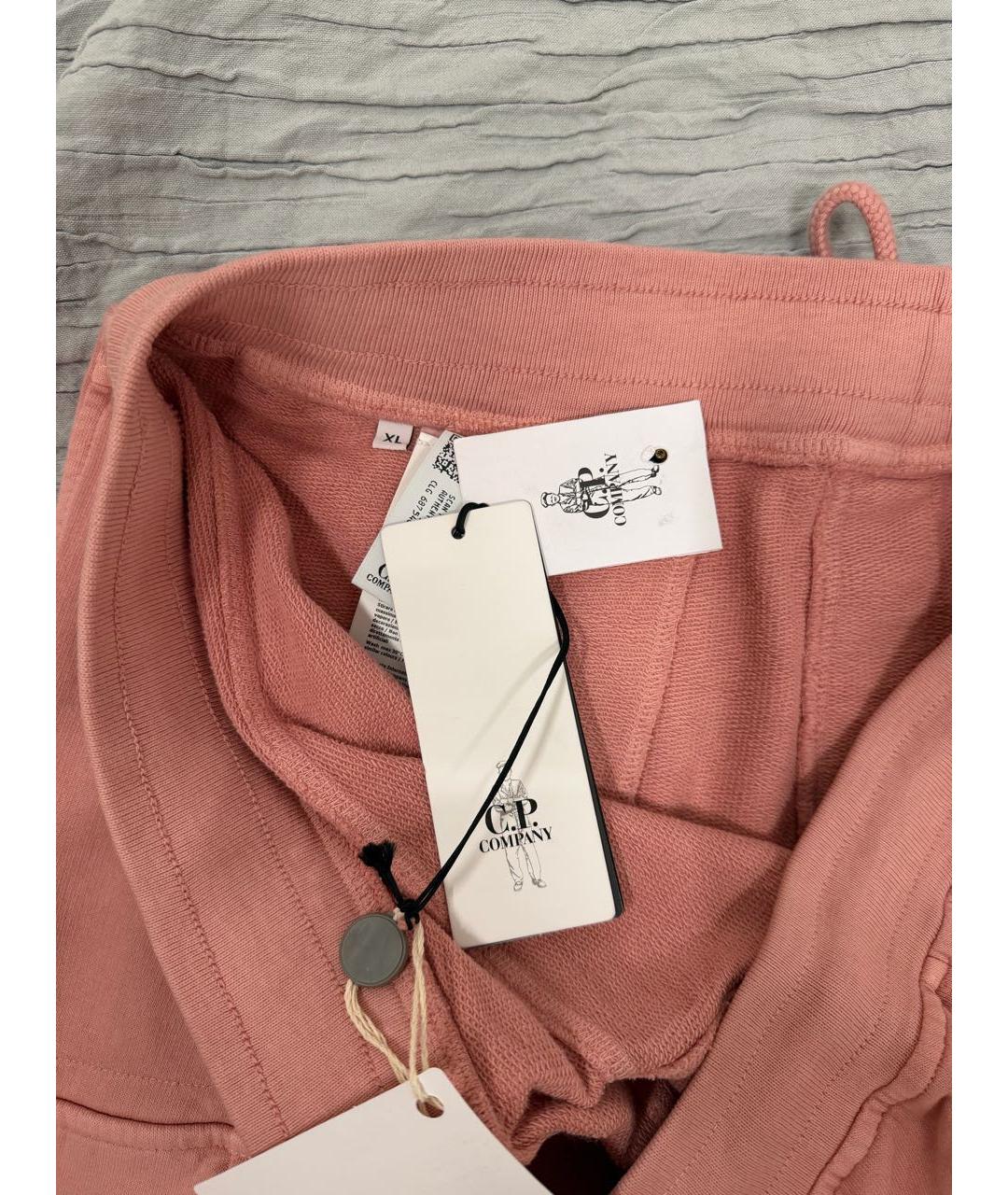 CP COMPANY Коралловые хлопковые шорты, фото 3