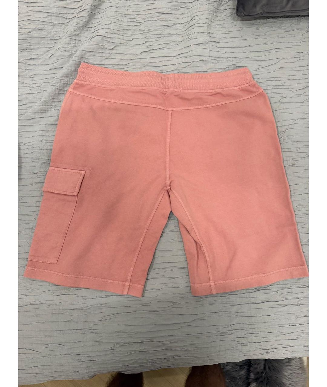 CP COMPANY Коралловые хлопковые шорты, фото 2