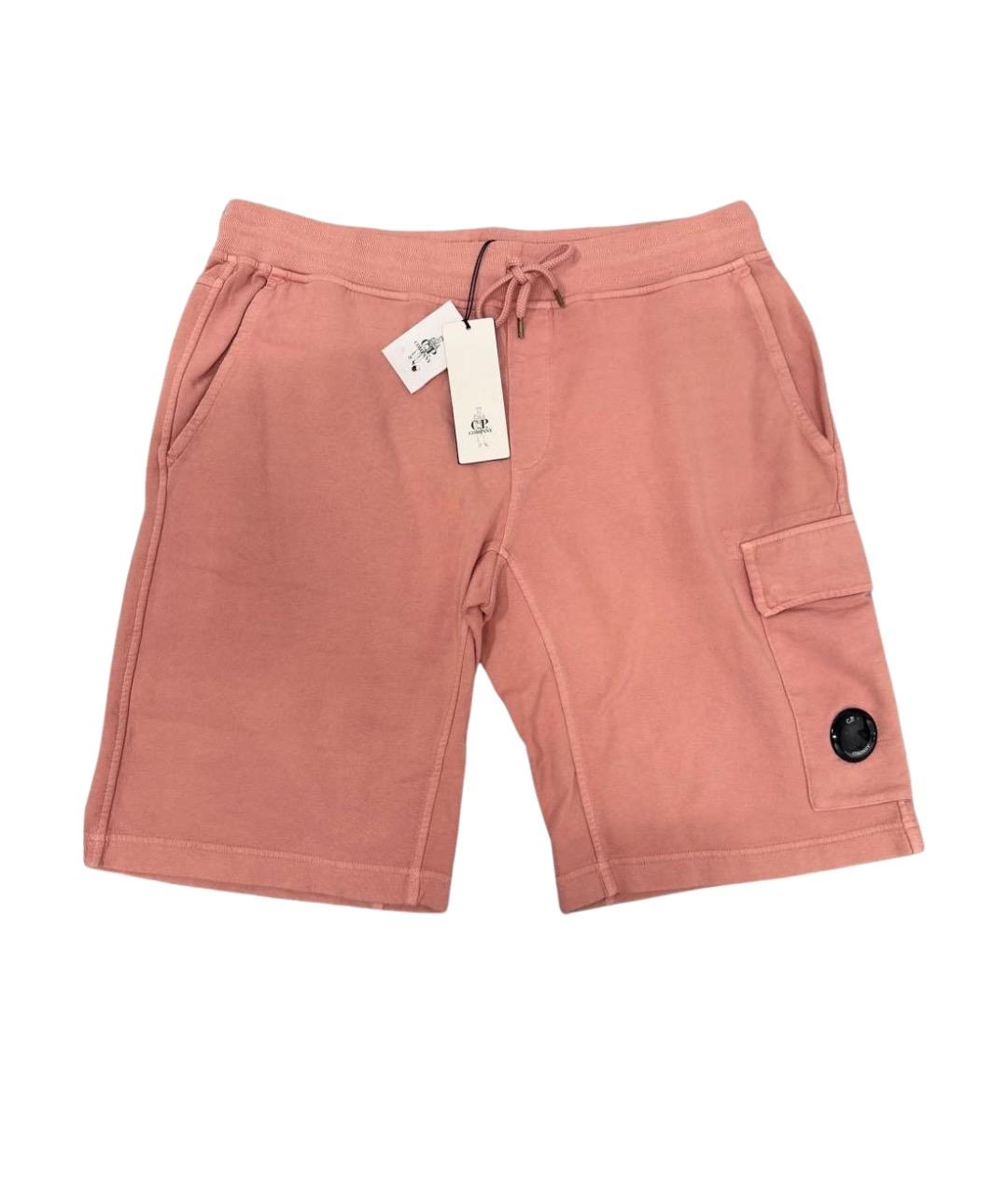 CP COMPANY Коралловые хлопковые шорты, фото 1