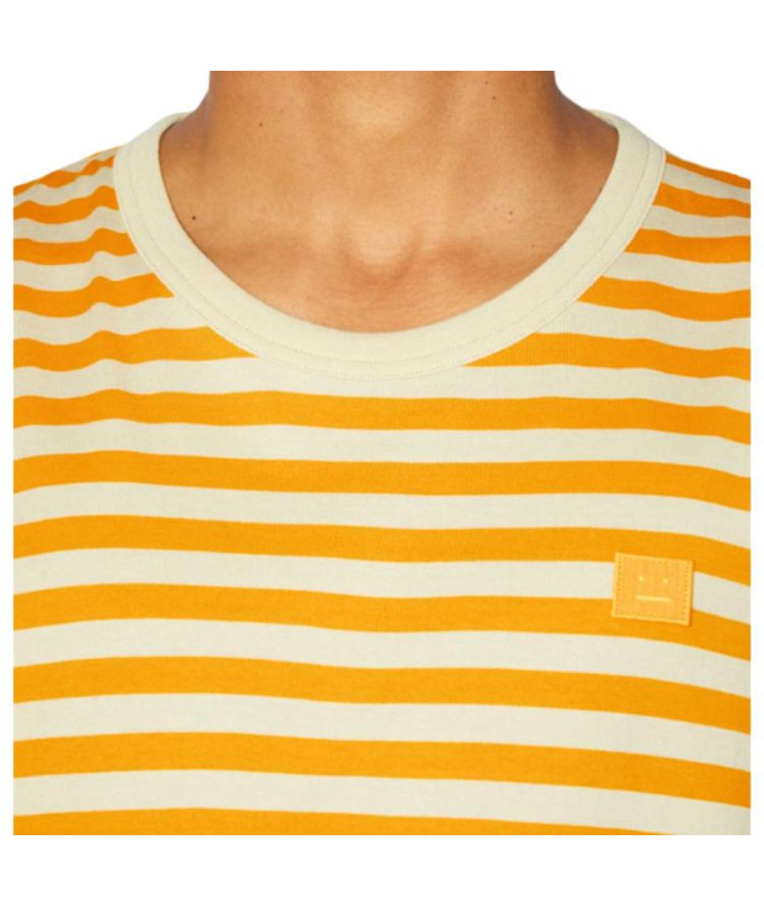 ACNE STUDIOS Желтая футболка, фото 4