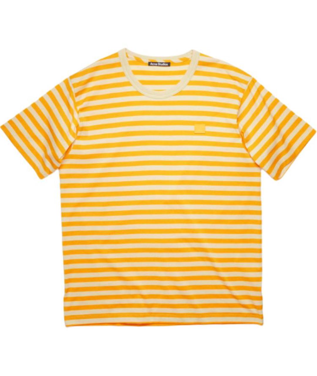 ACNE STUDIOS Желтая футболка, фото 1