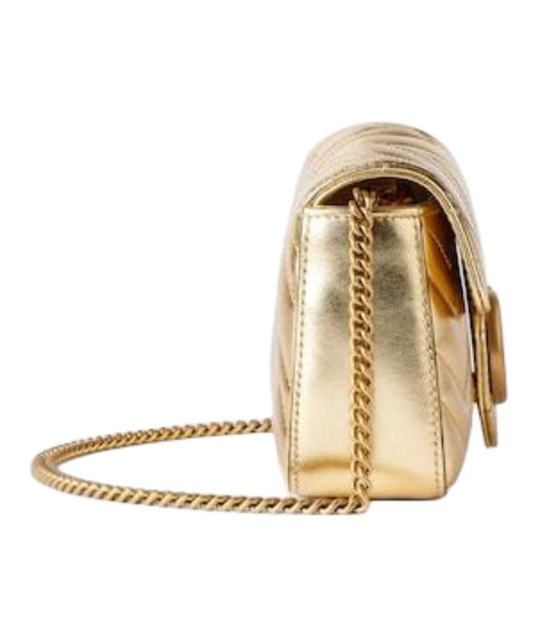 GUCCI Золотая сумка через плечо, фото 3