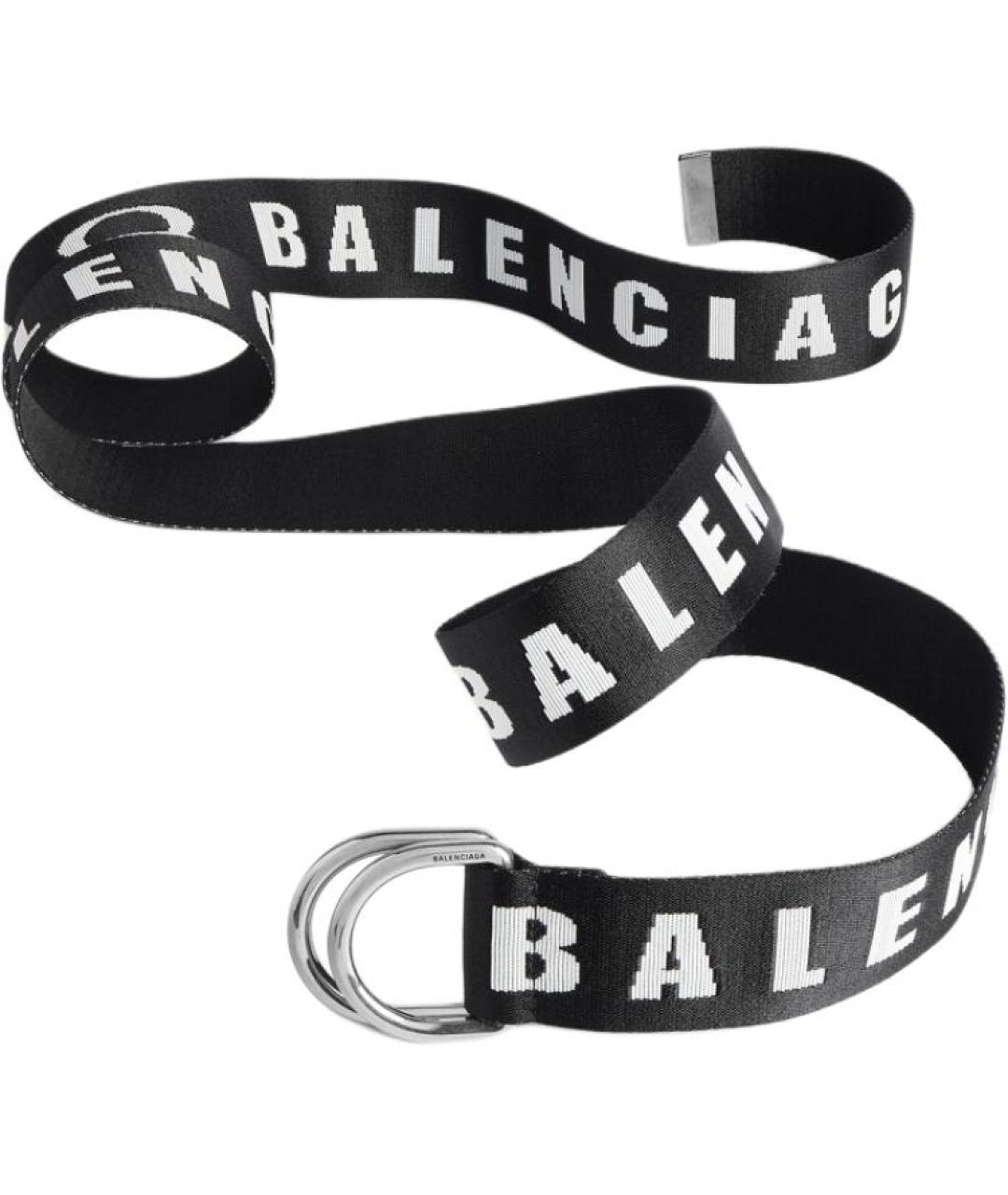 BALENCIAGA Черный ремень, фото 1