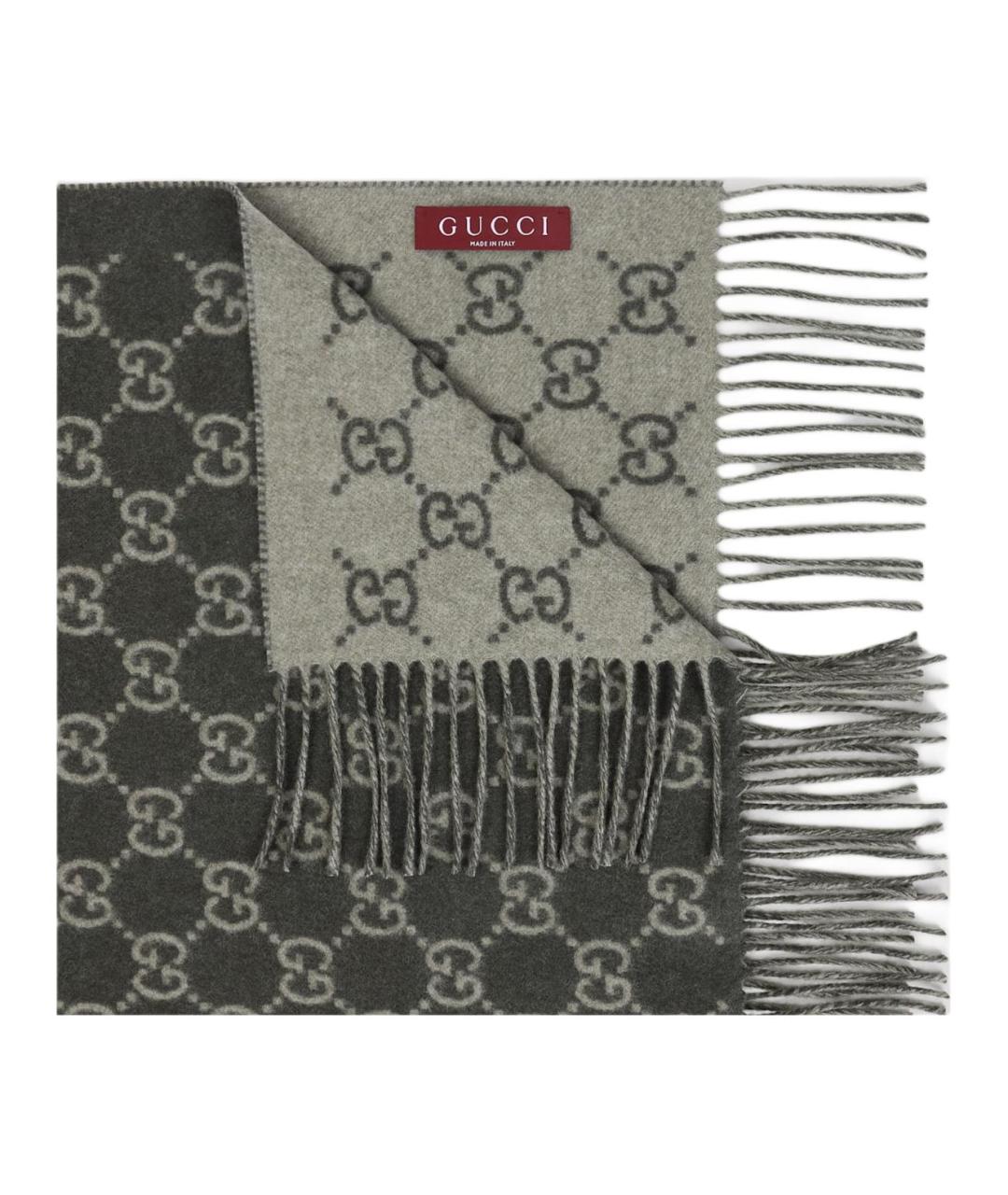 GUCCI Зеленый шарф, фото 2
