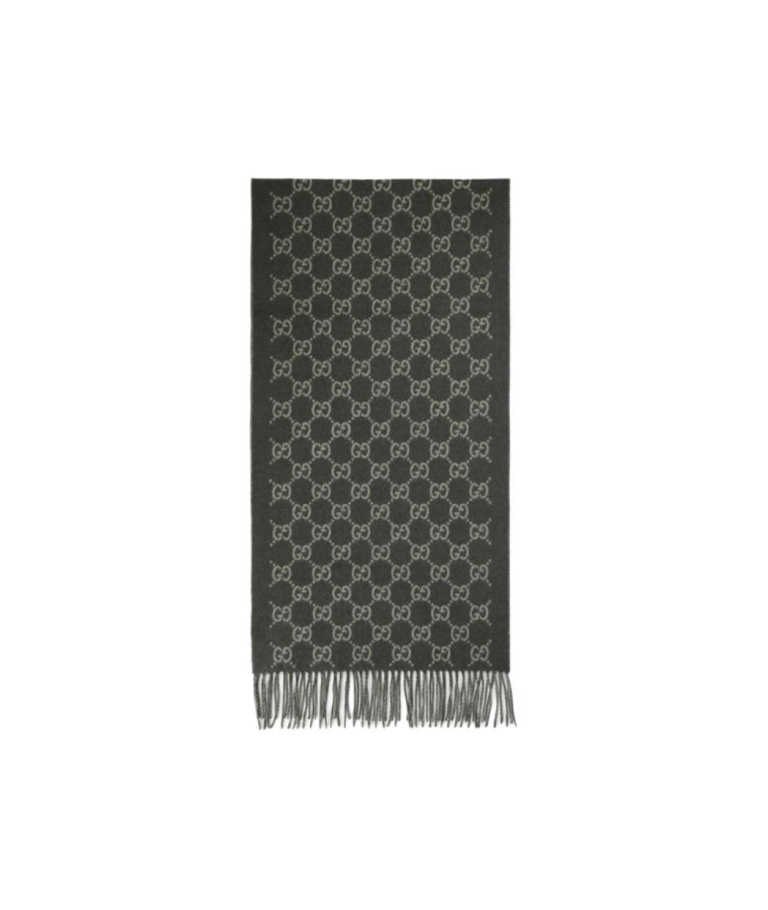 GUCCI Зеленый шарф, фото 3