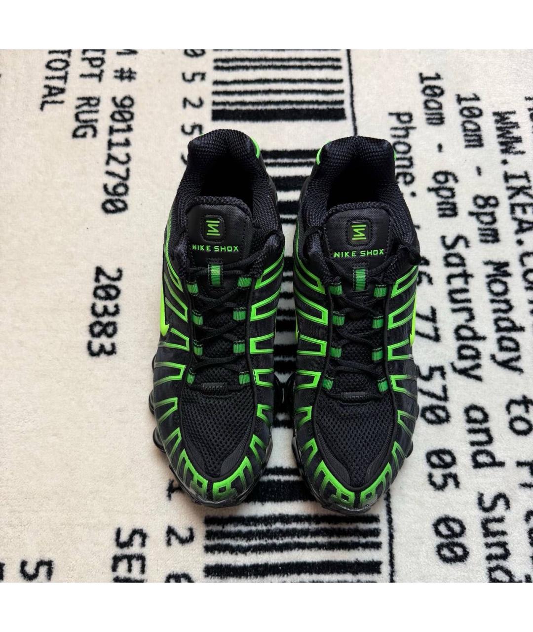 NIKE Черные текстильные низкие кроссовки / кеды, фото 2