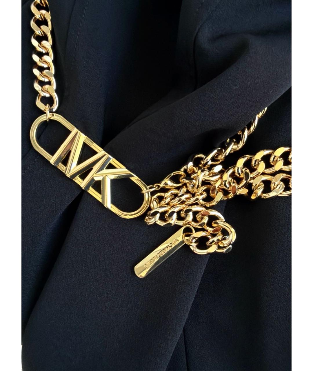 MICHAEL MICHAEL KORS Черное полиэстеровое коктейльное платье, фото 4